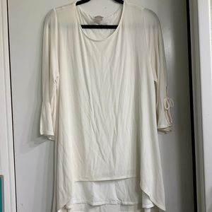 Chico’s Travelers Top off white VGUC